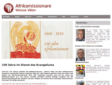 Tablet Screenshot of afrikamissionare.de